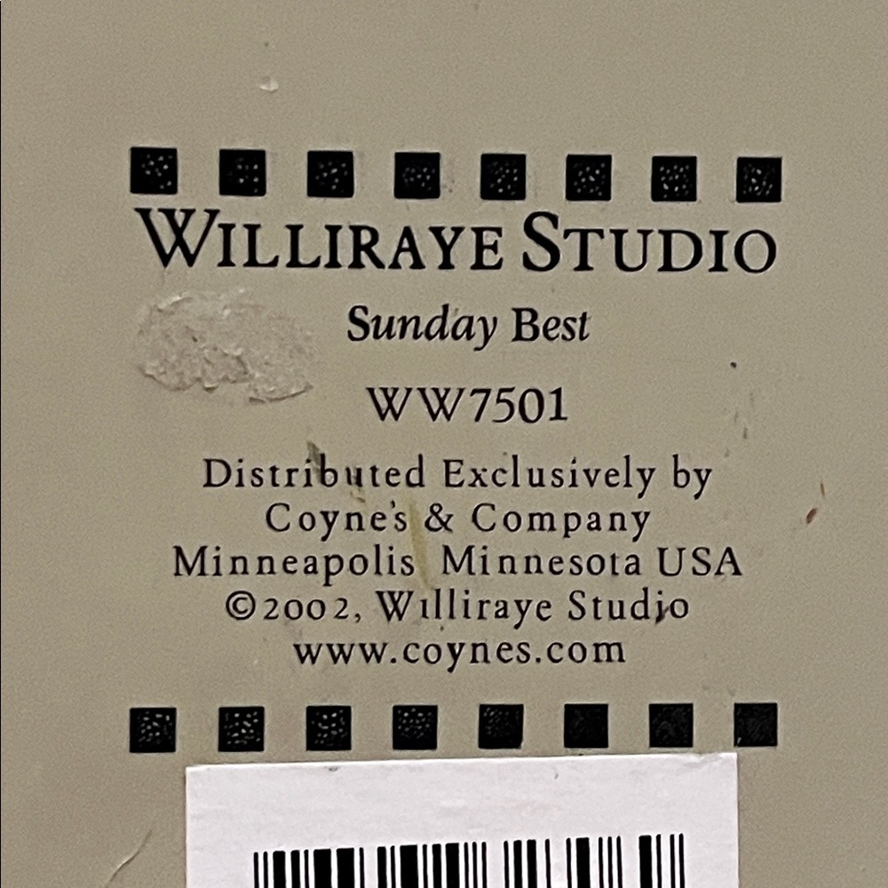 WILLIRAYE STUDIO “Sunday Best” “WW7501 Decorative Pull Toy - Picture 11 of 12